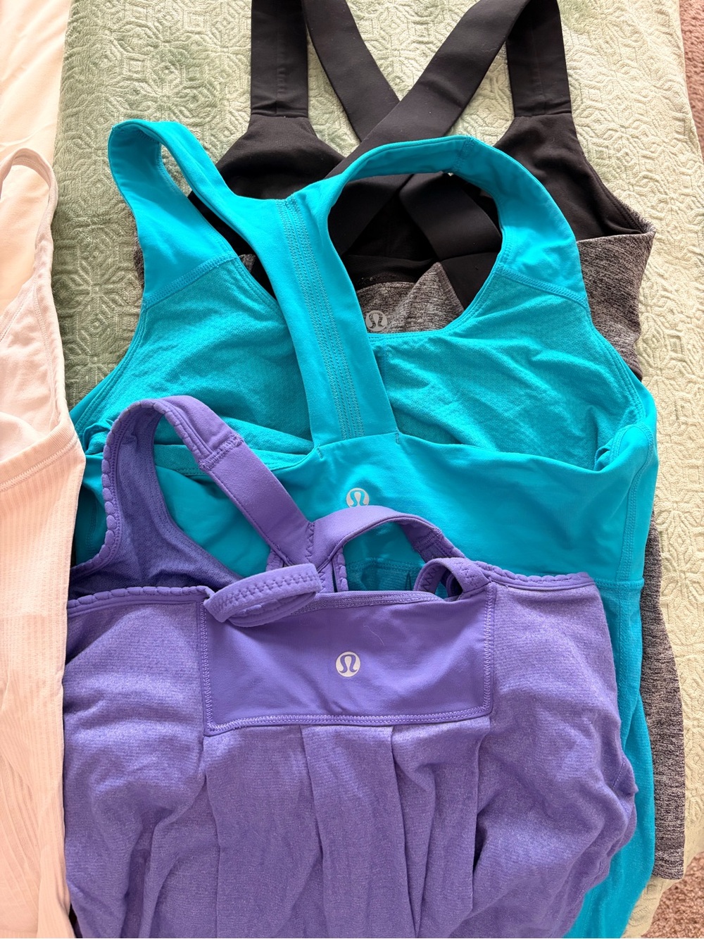 Lululemon Mixed Activewear Tank Tops - Bright Multi-Color Set - Picture 2 of 16